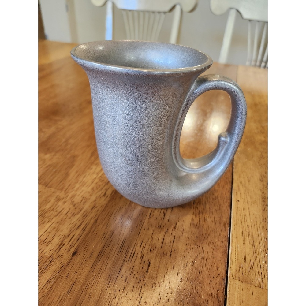 Vintage RWP Wilton Armetale Pewter Tavern French Horn Noggin Stein Mug Tankard